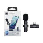میکروفن یقه دومنظوره آیفونی و تایپسیK8 WIRELESS MICROPHONE
