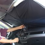 افتابگیر چتری برای شیشه جلوی ماشین