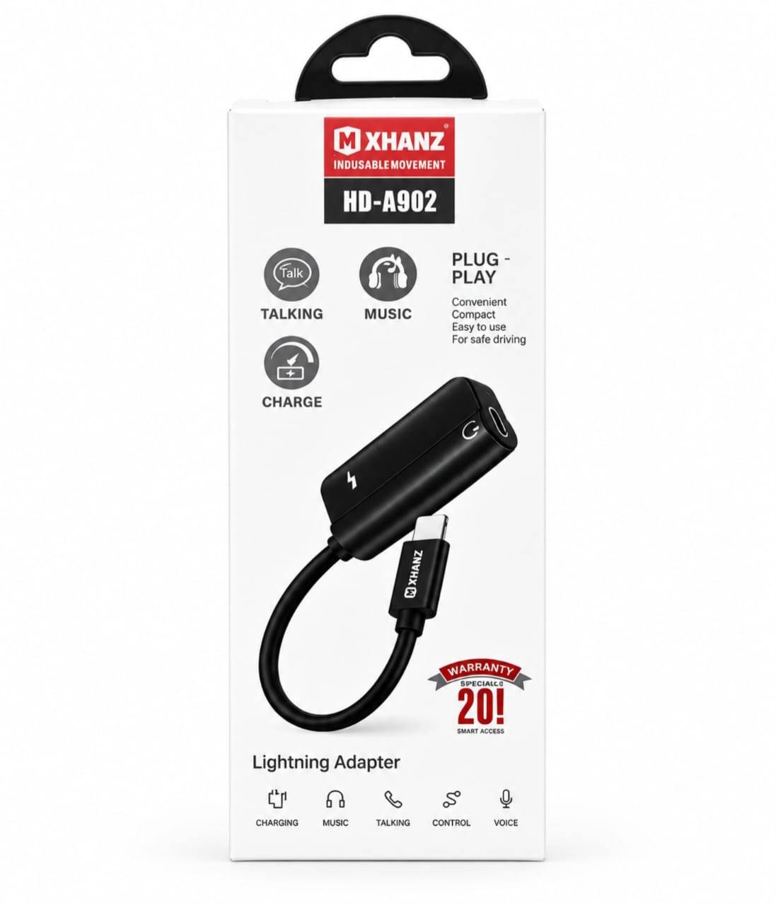 کابل تبدیل آیفونی XHANZ HD A902